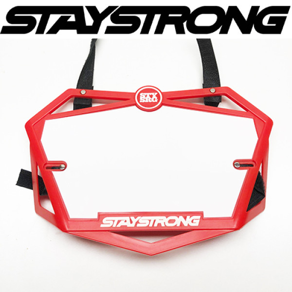 Staystrong BMX Race Numberplate